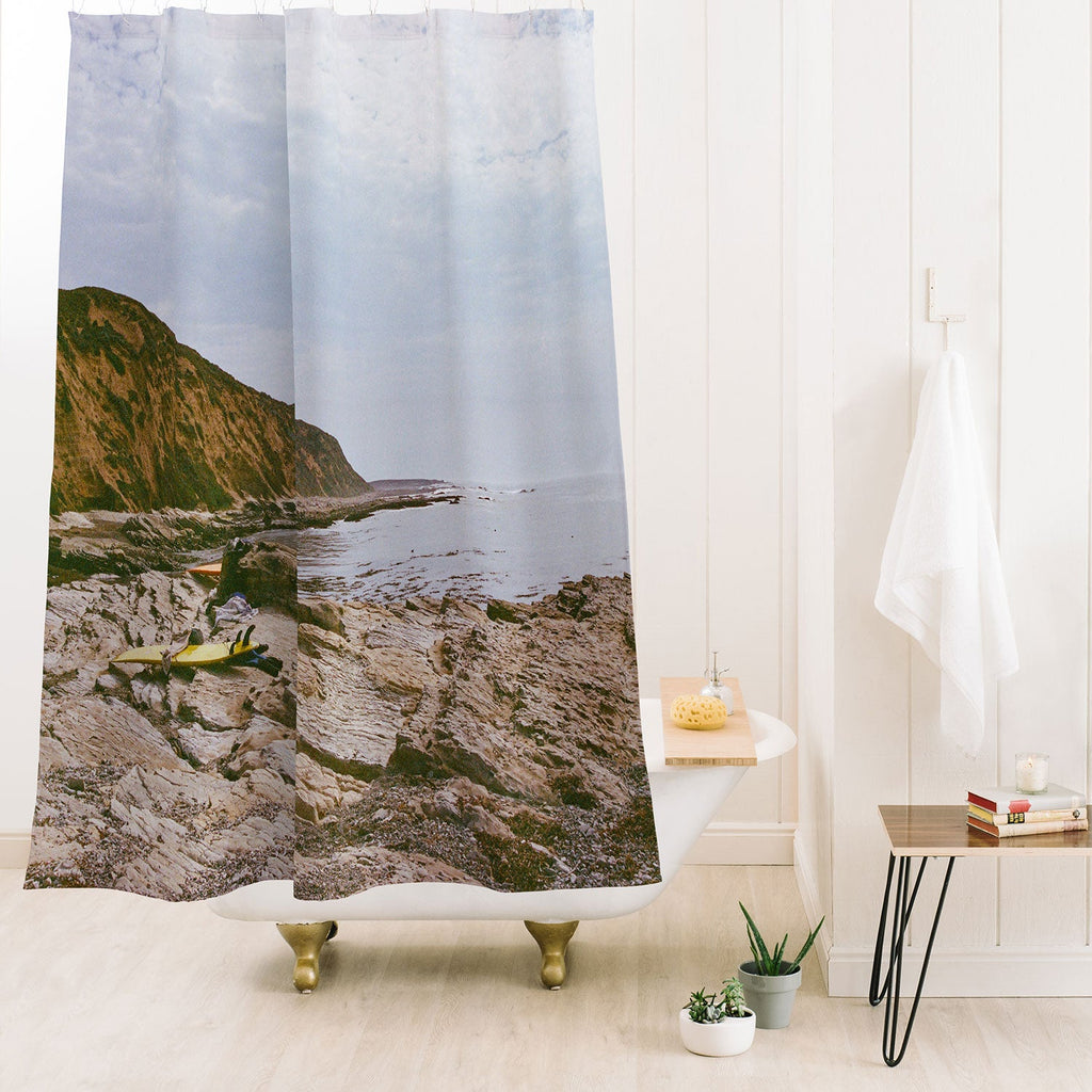 DENY Designs rocky beachside Shower Curtain