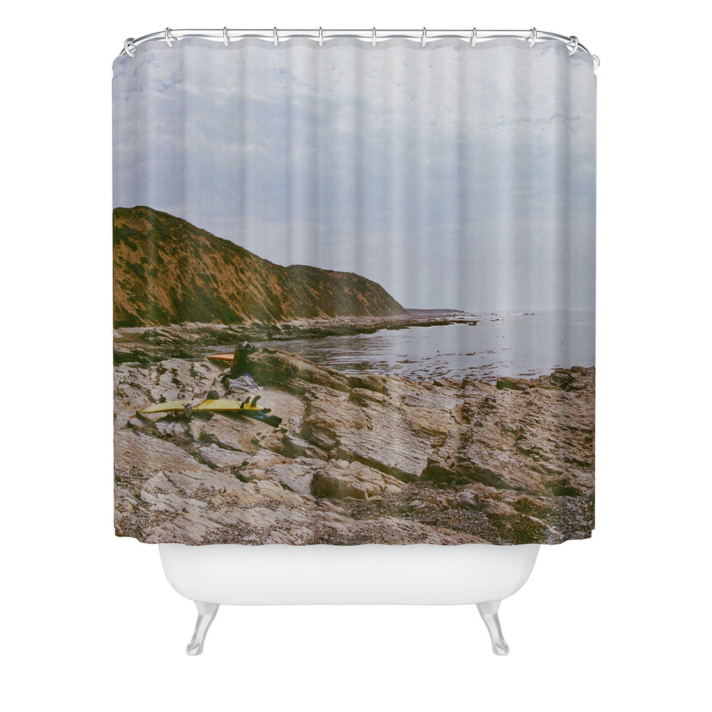 DENY Designs rocky beachside Shower Curtain