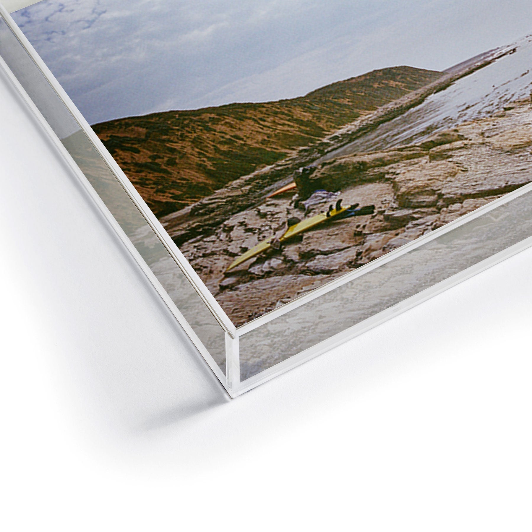 DENY Designs rocky beachside Acrylic Tray