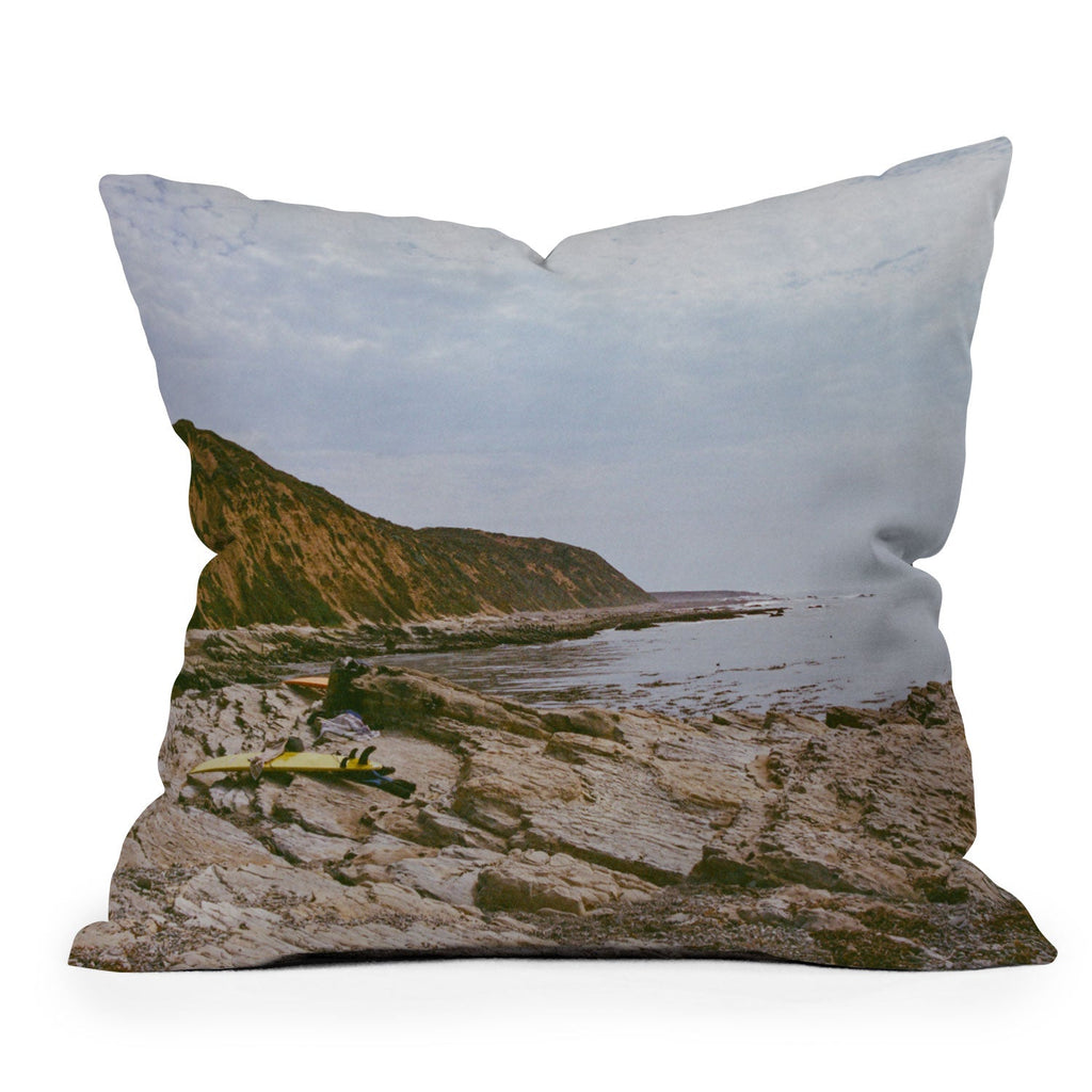 DENY Designs rocky beachside Throw Pillow