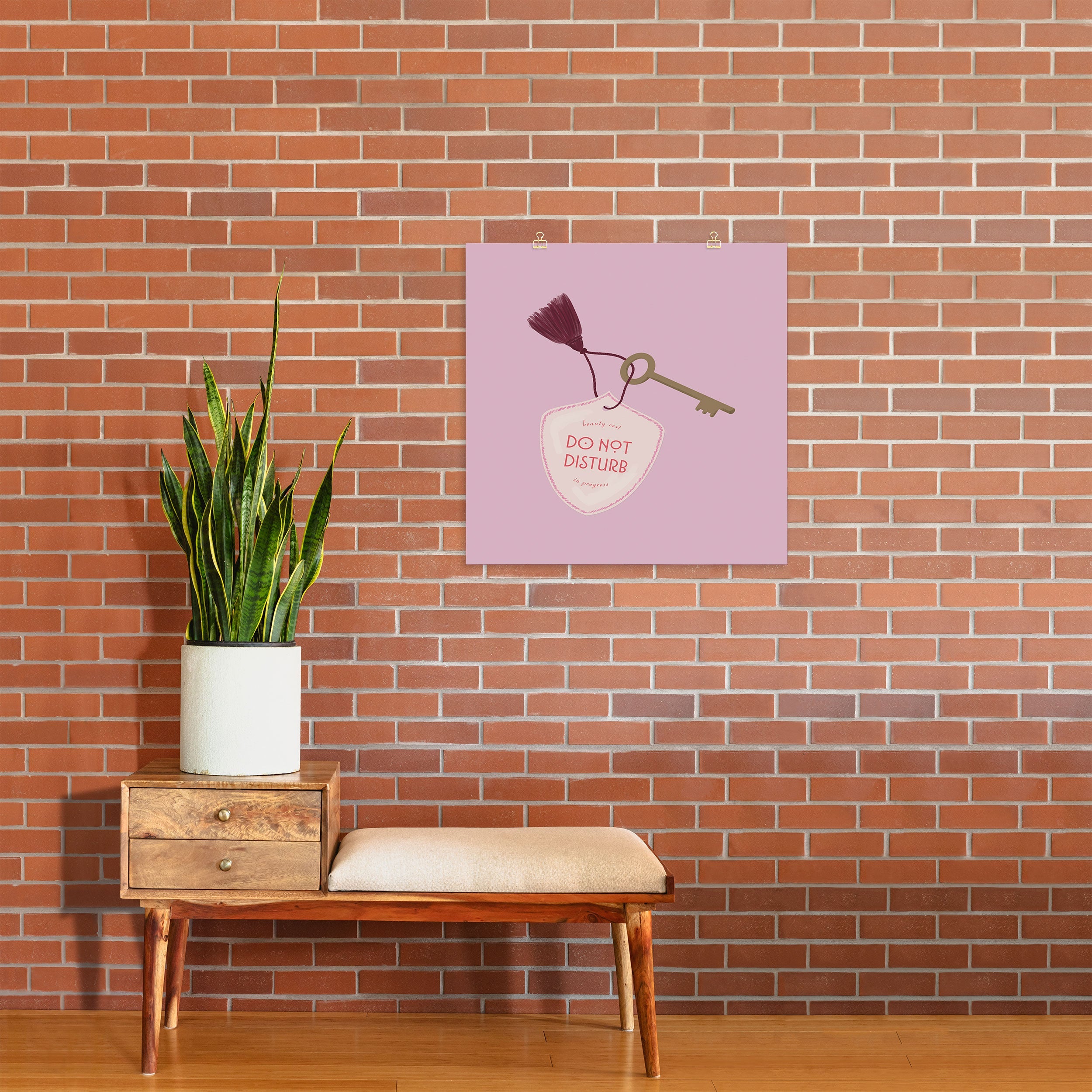 DENY Designs room key Art Print