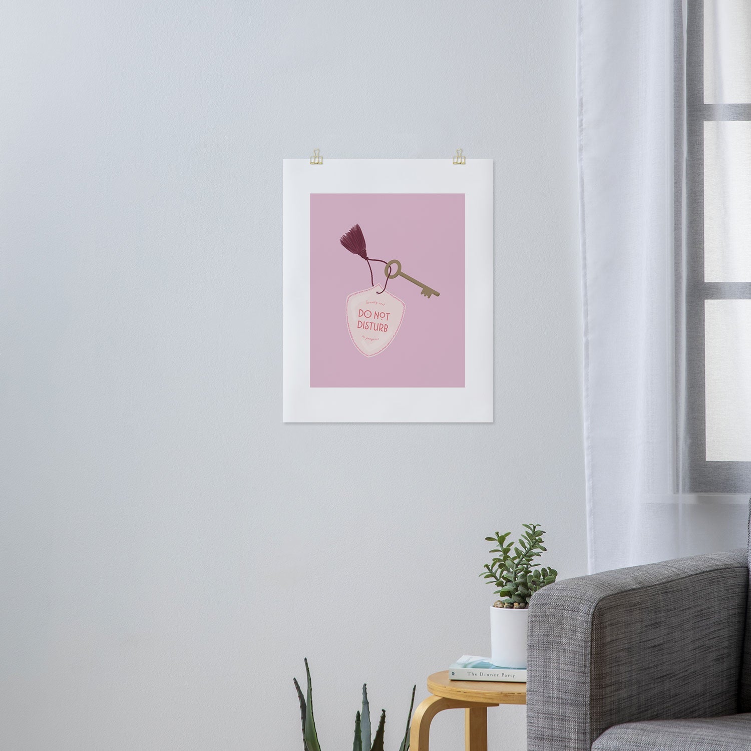 DENY Designs room key Art Print
