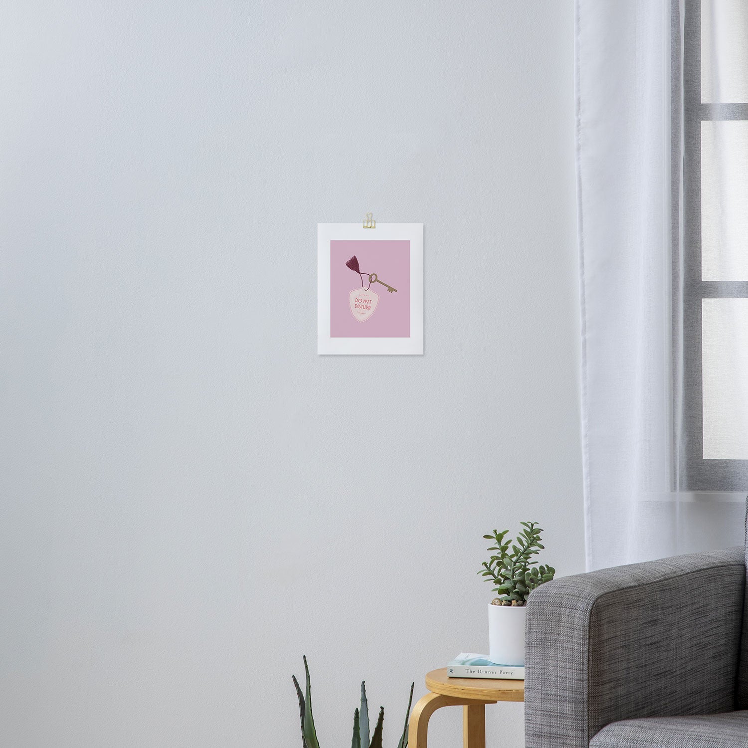 DENY Designs room key Art Print