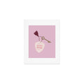DENY Designs room key Art Print