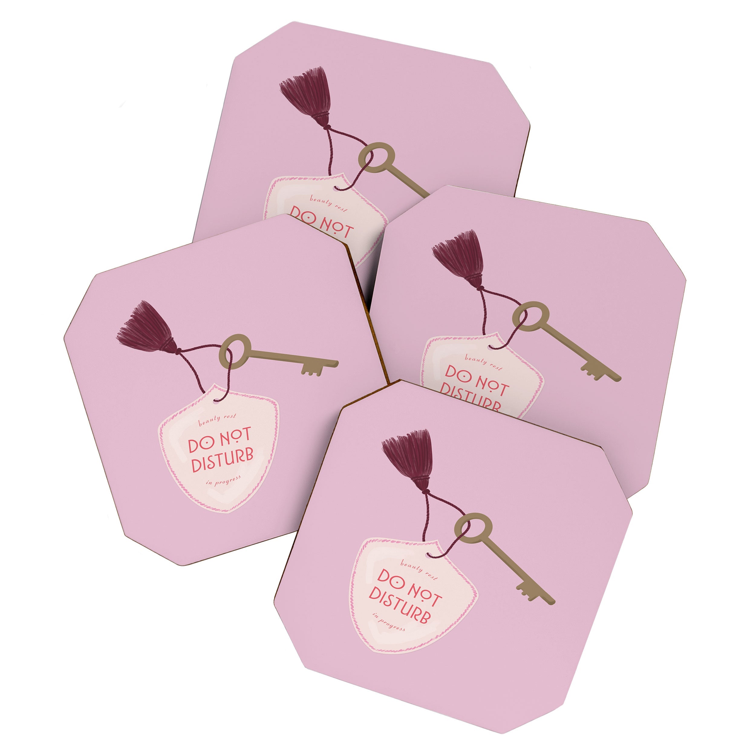 DENY Designs room key Coaster Set