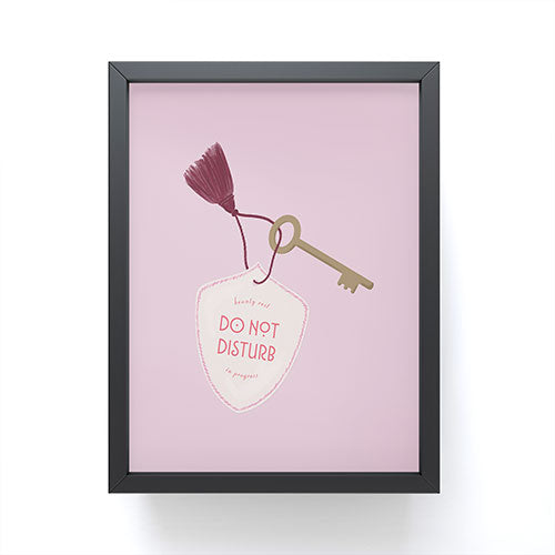 DENY Designs room key Framed Mini Art Print