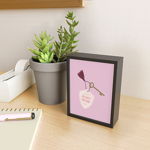 DENY Designs room key Framed Mini Art Print