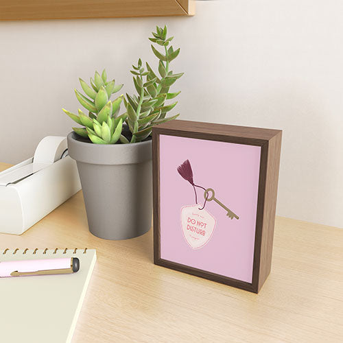 DENY Designs room key Framed Mini Art Print