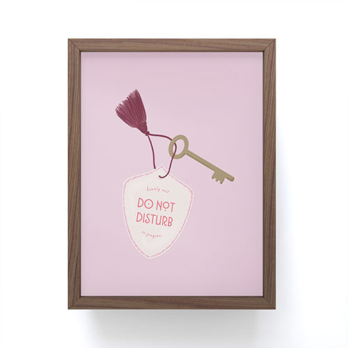 DENY Designs room key Framed Mini Art Print