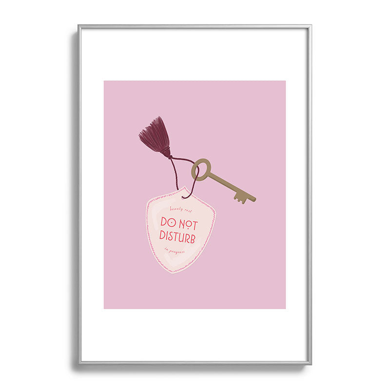 DENY Designs room key Metal Framed Art Print