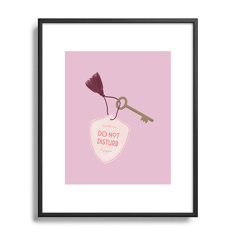 DENY Designs room key Metal Framed Art Print