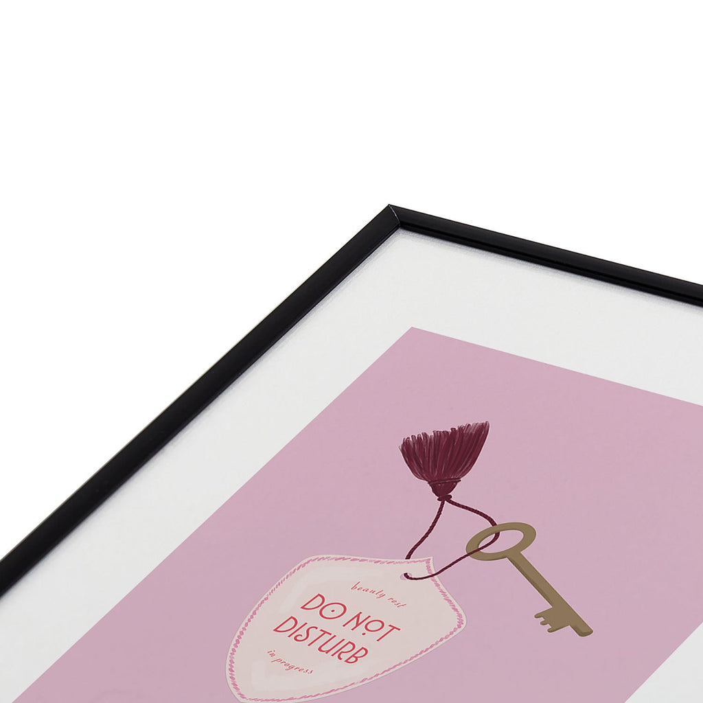 DENY Designs room key Metal Framed Art Print