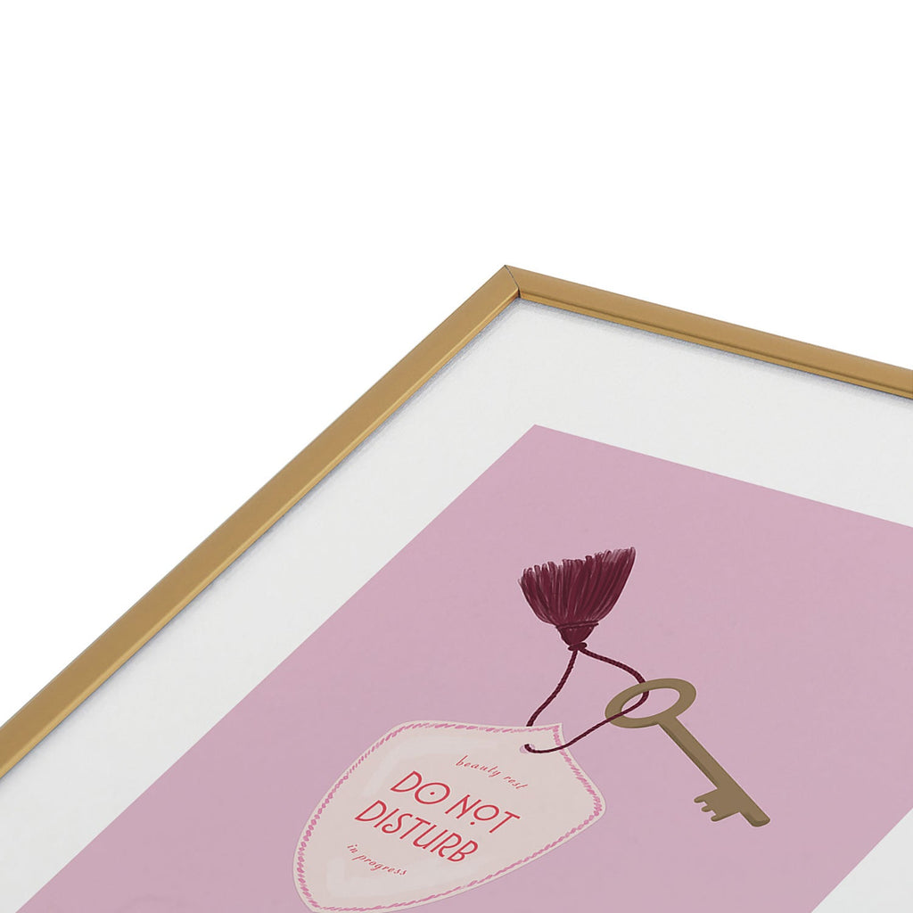DENY Designs room key Metal Framed Art Print