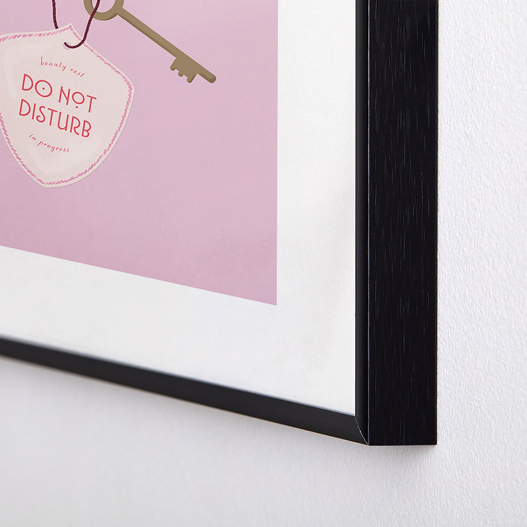 DENY Designs room key Metal Framed Art Print