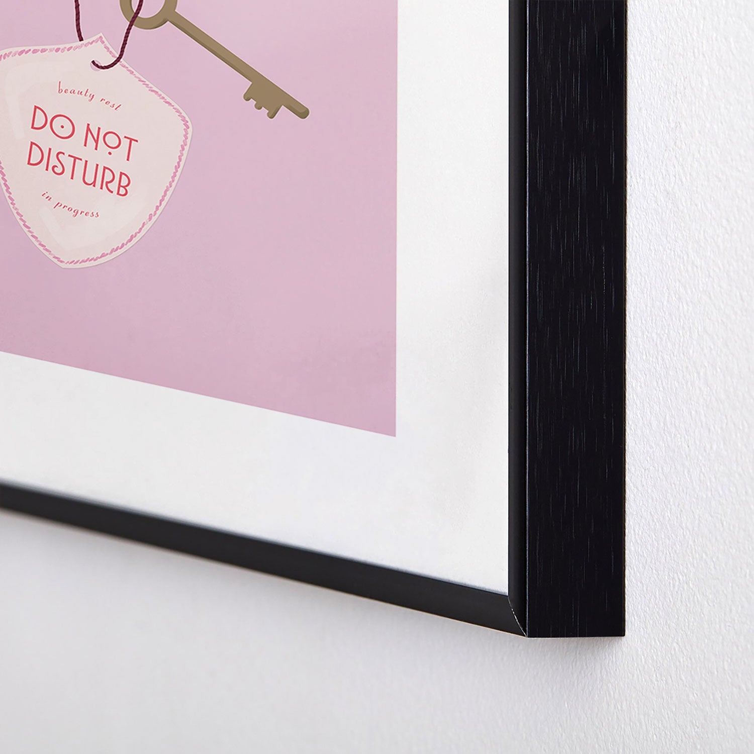 DENY Designs room key Metal Framed Art Print