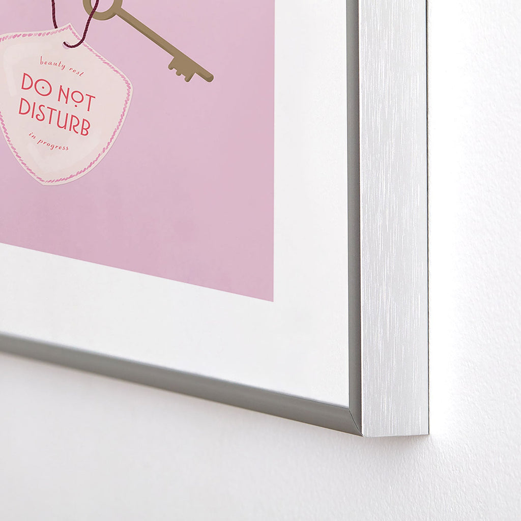 DENY Designs room key Metal Framed Art Print