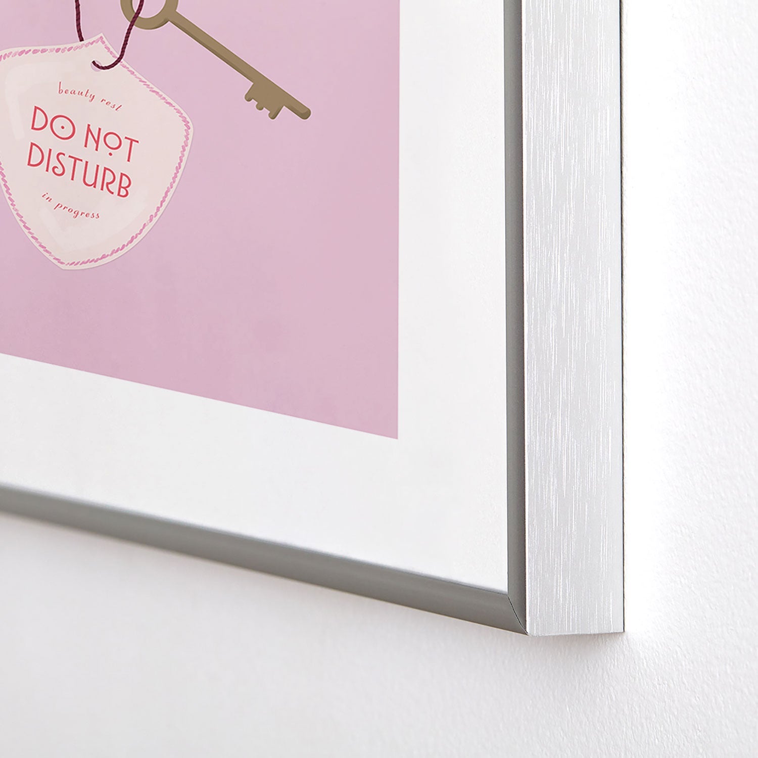 DENY Designs room key Metal Framed Art Print