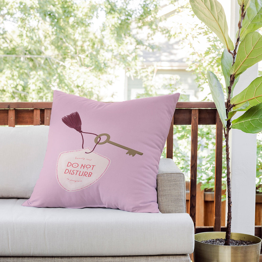 DENY Designs room key Outdoor Throw Pillow