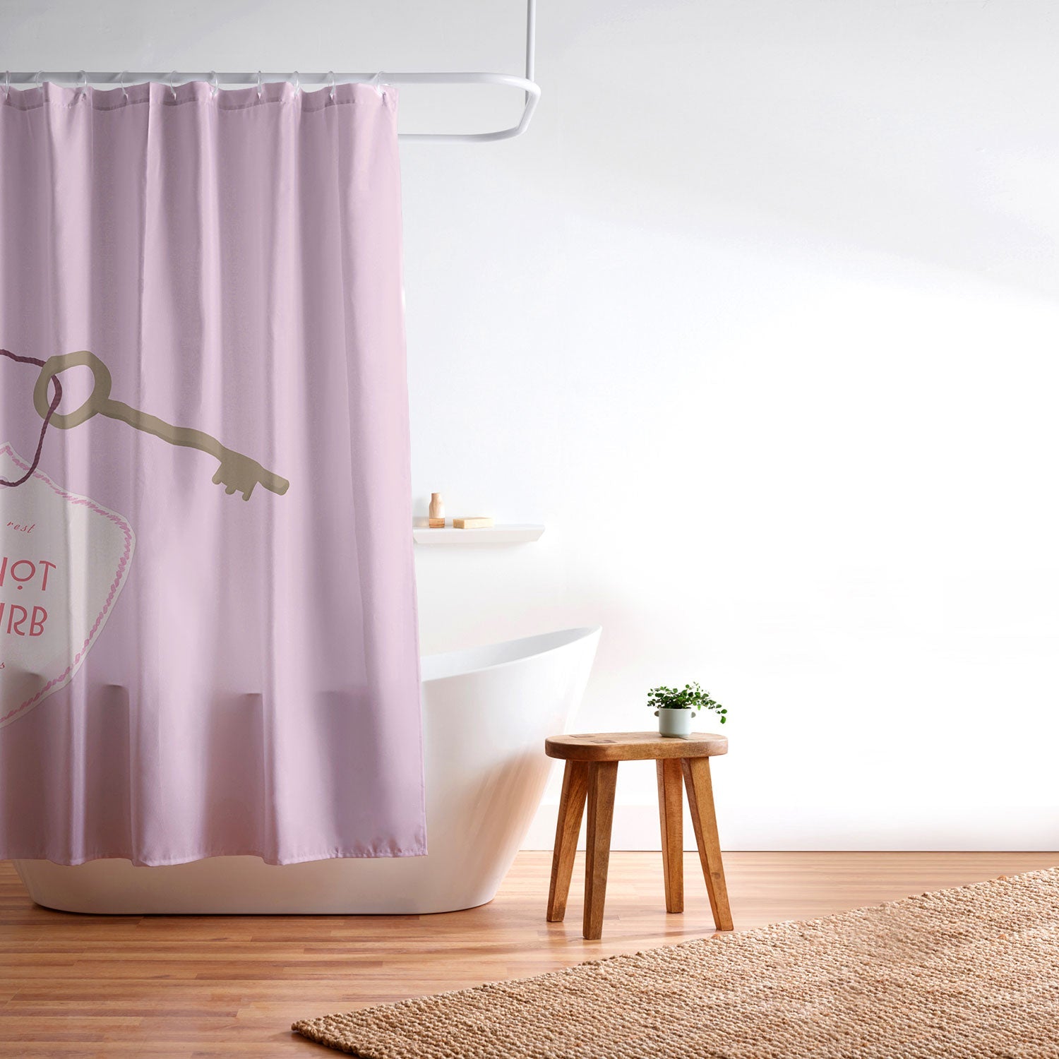 DENY Designs room key Shower Curtain