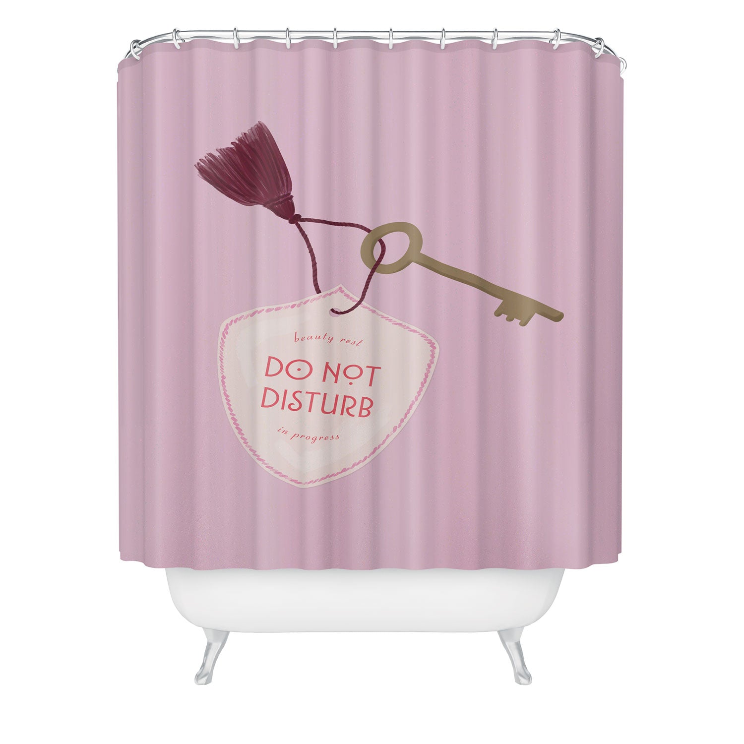 DENY Designs room key Shower Curtain