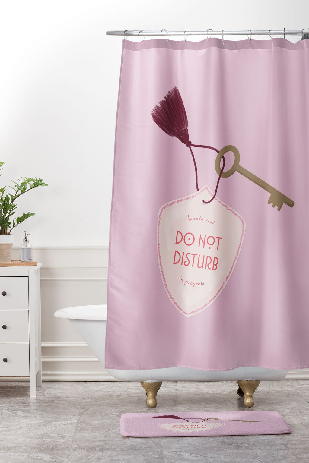 DENY Designs room key Memory Foam Bath Mat
