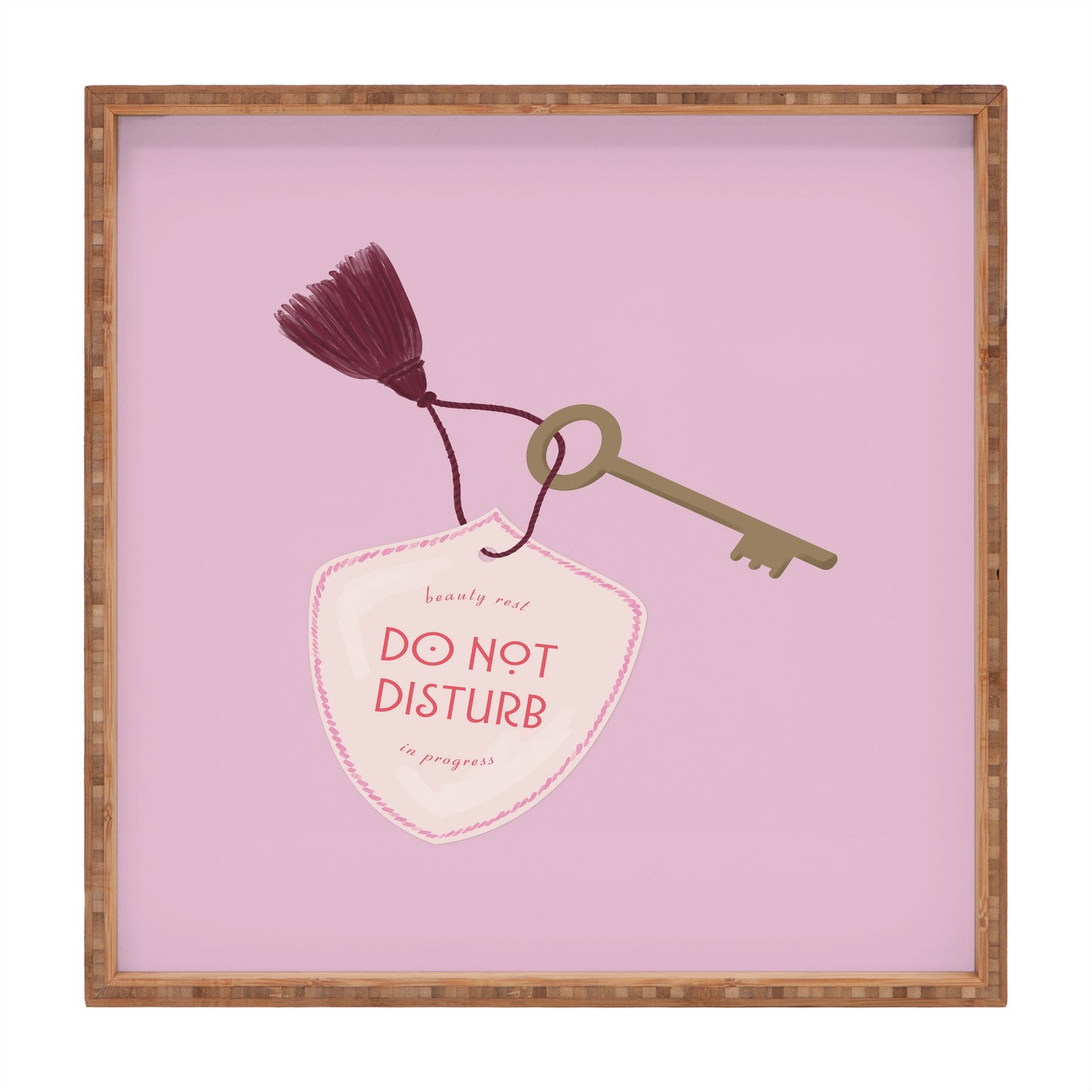 DENY Designs room key Square Tray