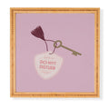 DENY Designs room key Framed Wall Art