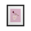 DENY Designs room key Framed Art Print
