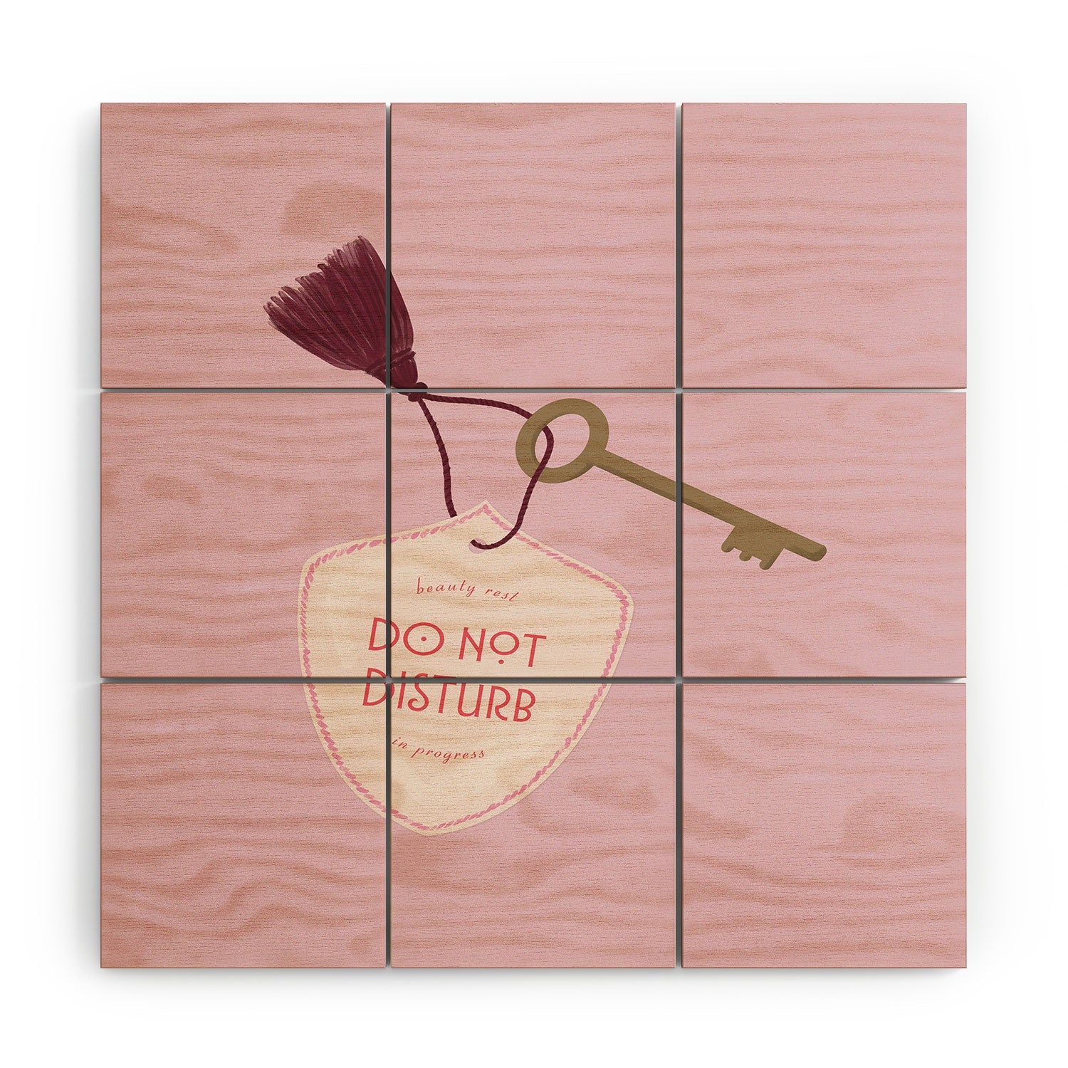 DENY Designs room key Wood Wall Mural