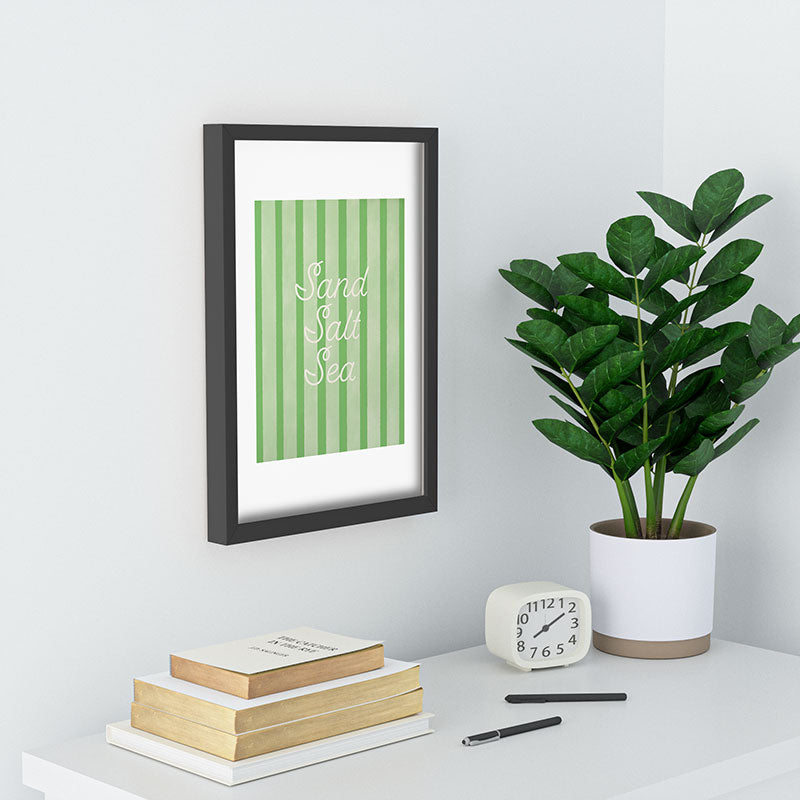 DENY Designs sand salt sea Recessed Framing Rectangle