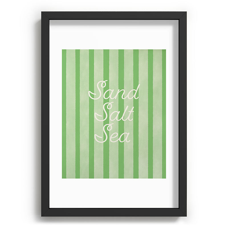 DENY Designs sand salt sea Recessed Framing Rectangle