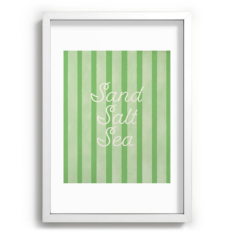 DENY Designs sand salt sea Recessed Framing Rectangle