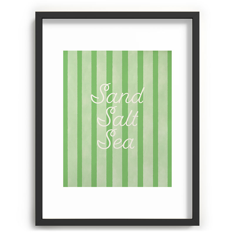 DENY Designs sand salt sea Recessed Framing Rectangle
