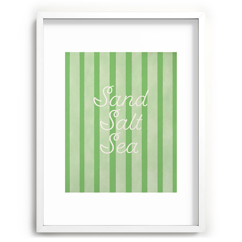 DENY Designs sand salt sea Recessed Framing Rectangle