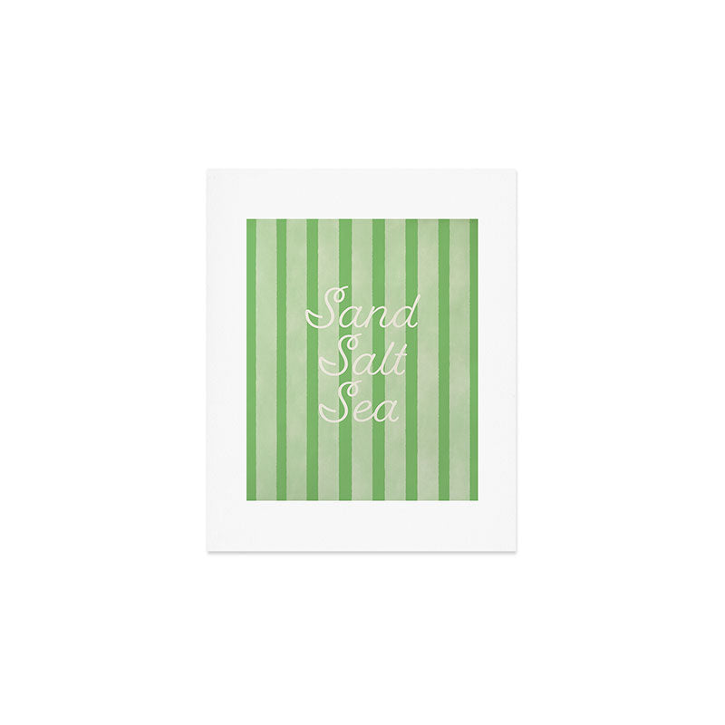 DENY Designs sand salt sea Art Print
