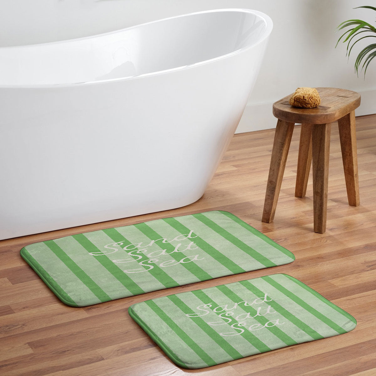 DENY Designs sand salt sea Memory Foam Bath Mat