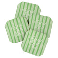 DENY Designs sand salt sea Coaster Set