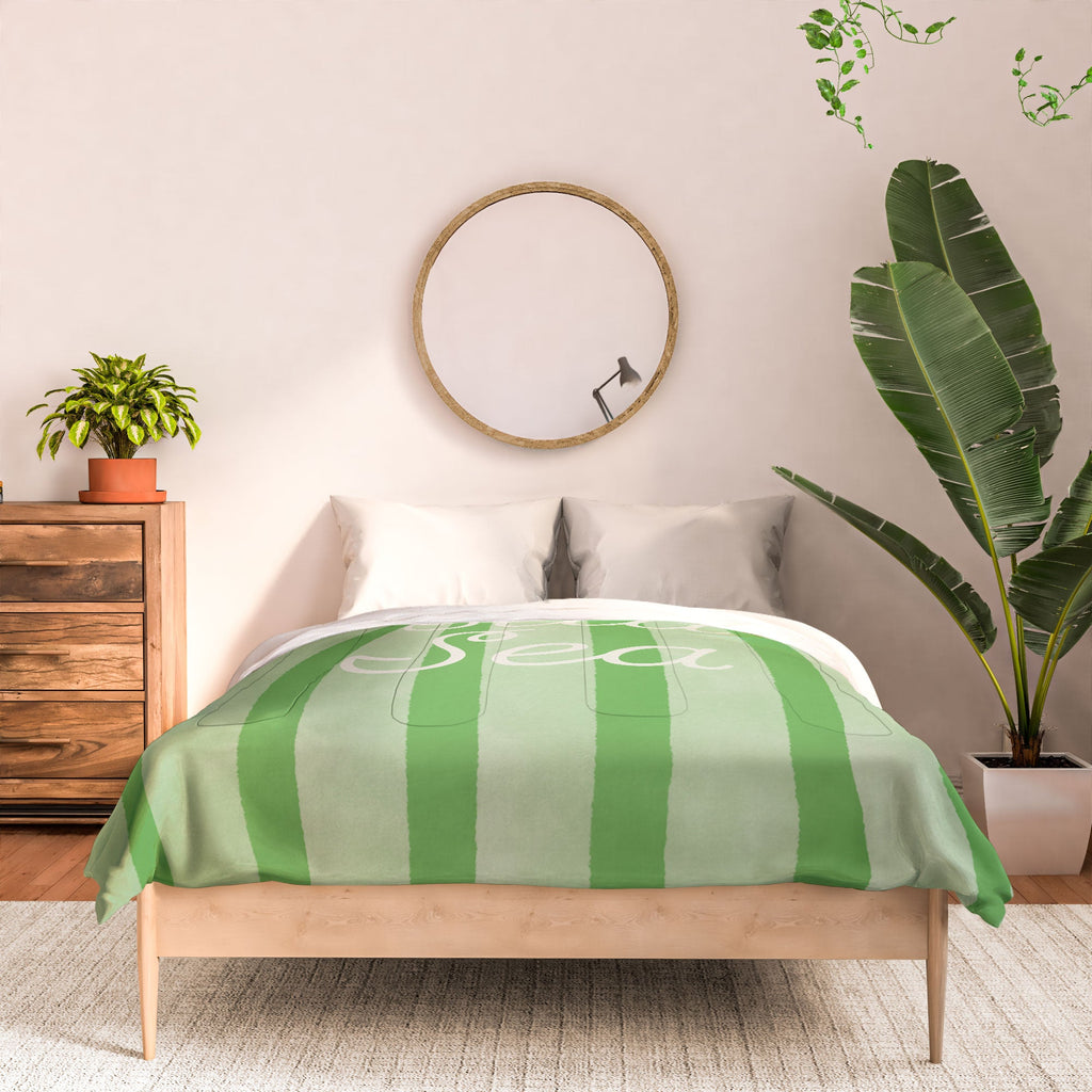 DENY Designs sand salt sea Comforter