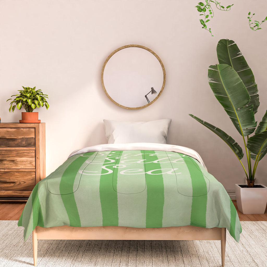 DENY Designs sand salt sea Comforter