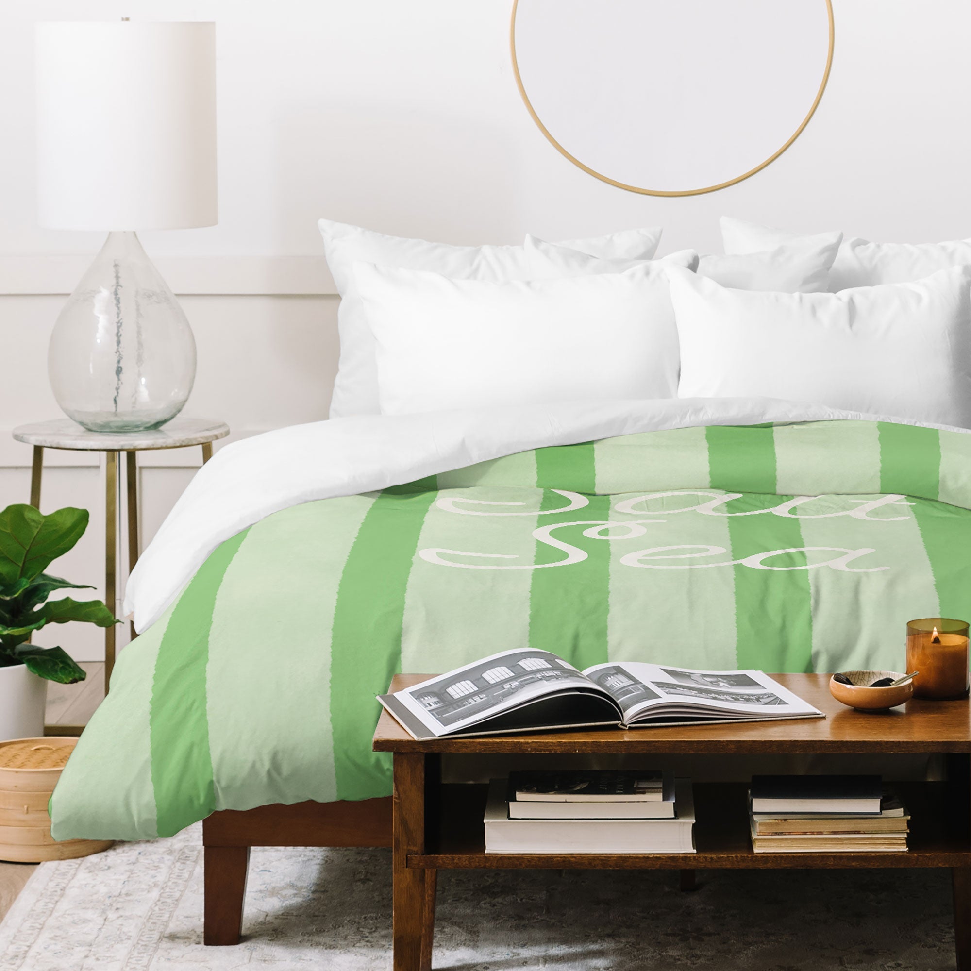 DENY Designs sand salt sea Duvet Cover