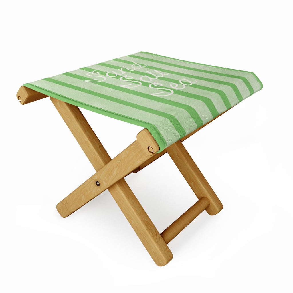 DENY Designs sand salt sea Folding Stool
