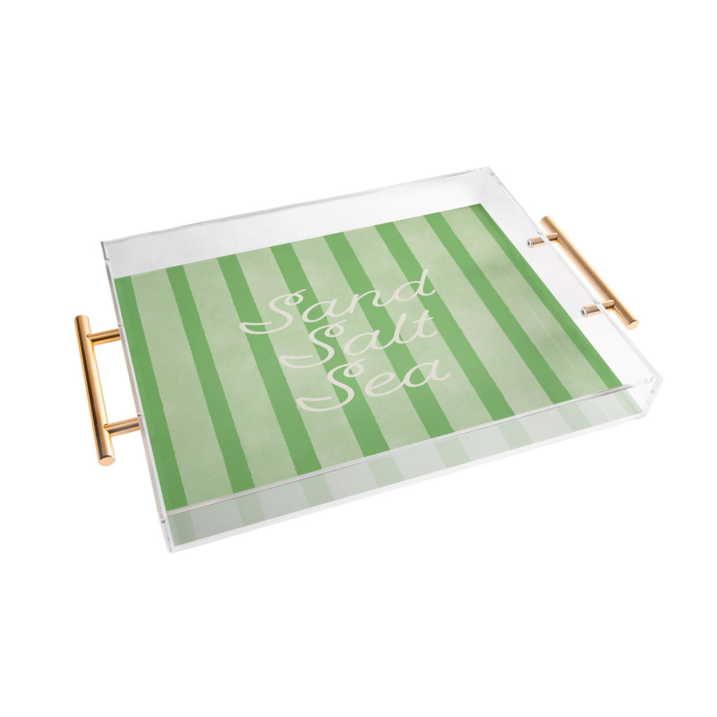 DENY Designs sand salt sea Acrylic Tray