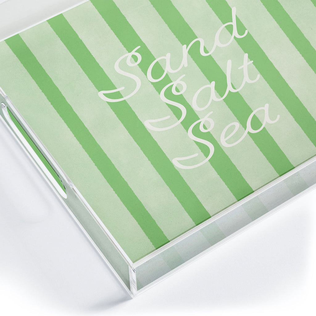 DENY Designs sand salt sea Acrylic Tray
