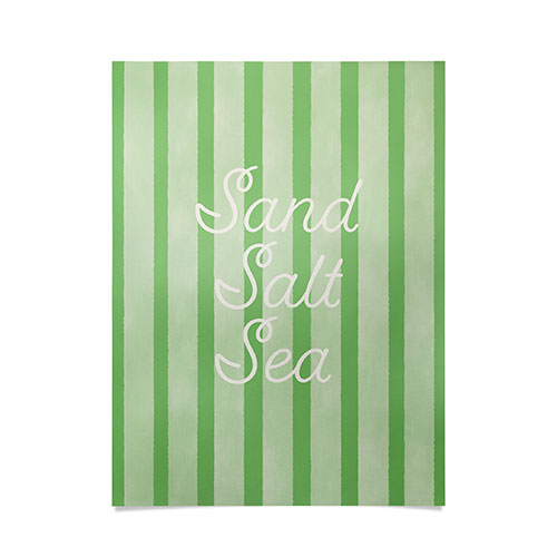 DENY Designs sand salt sea Poster