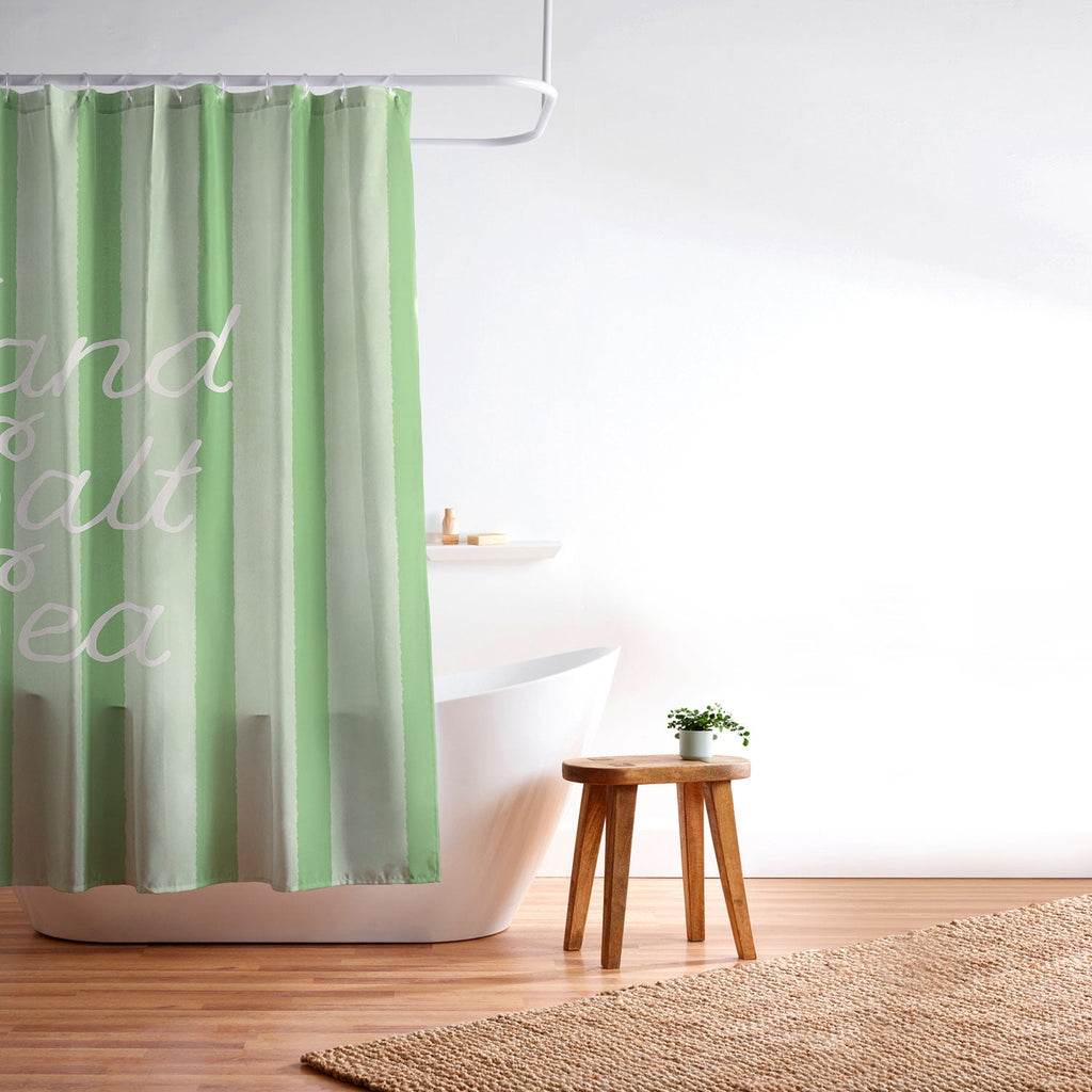 DENY Designs sand salt sea Shower Curtain