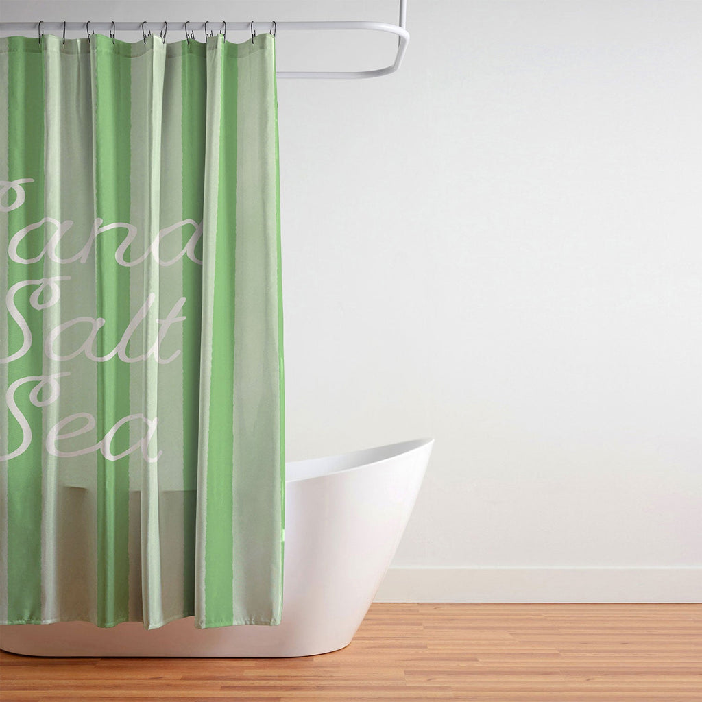 DENY Designs sand salt sea Shower Curtain