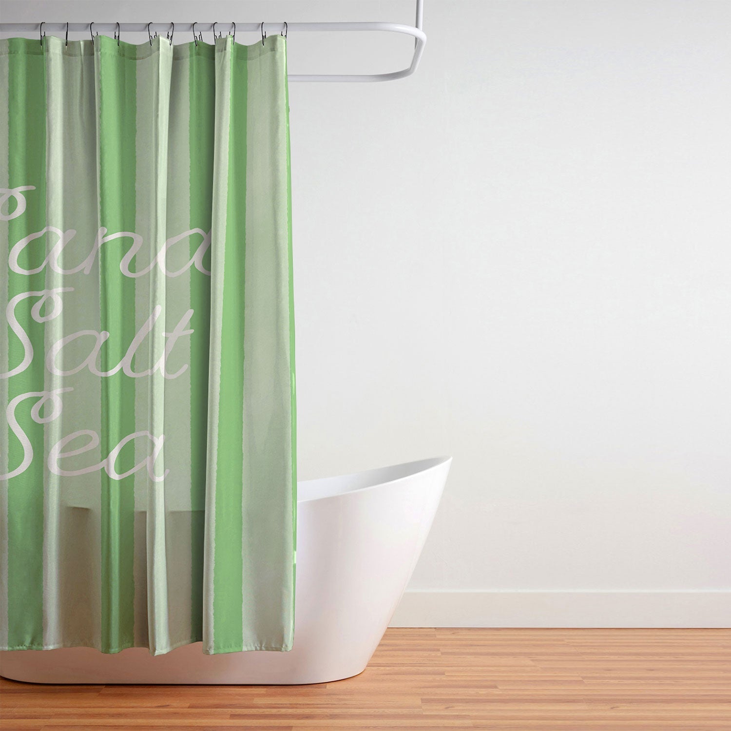 DENY Designs sand salt sea Shower Curtain