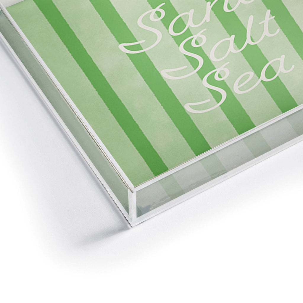 DENY Designs sand salt sea Acrylic Tray