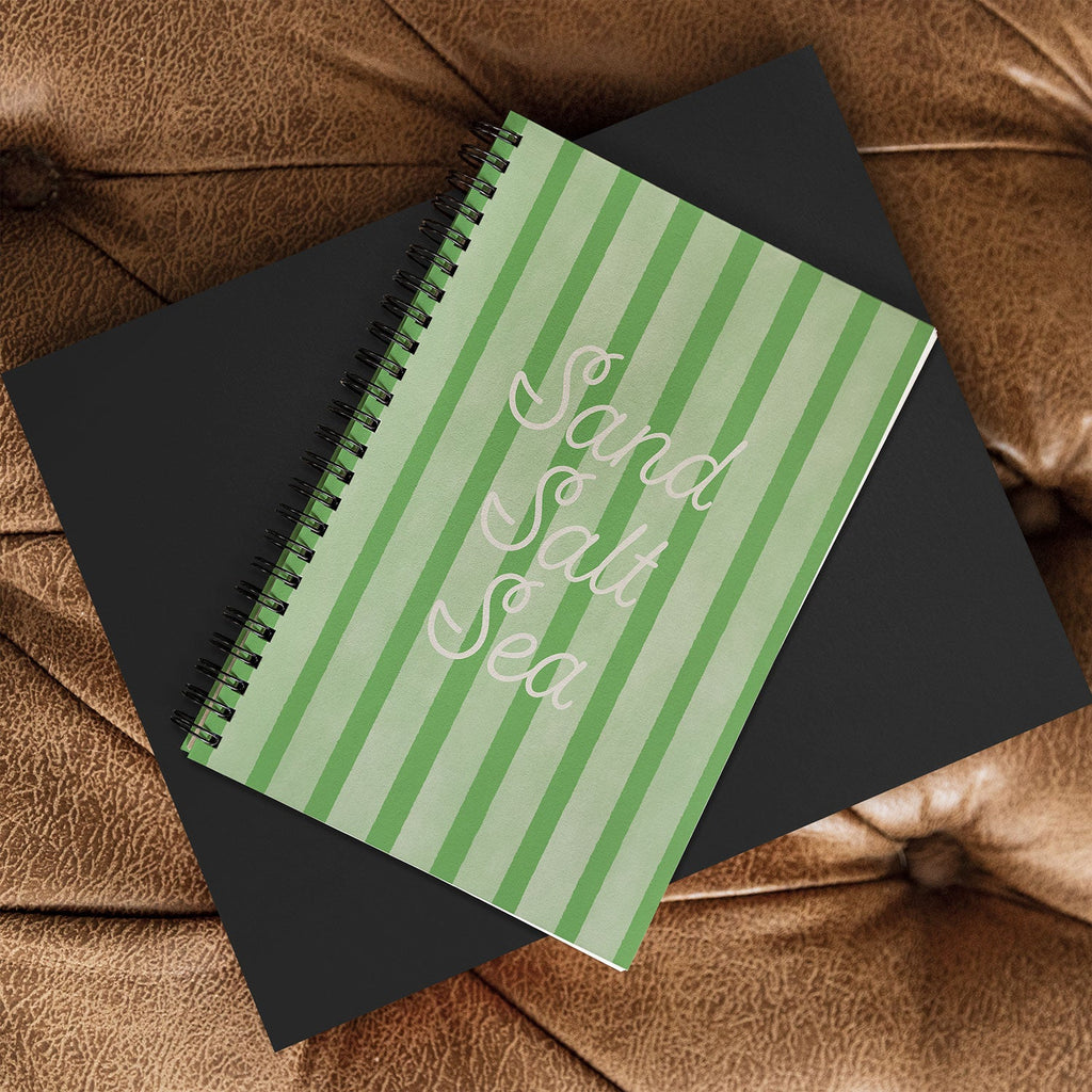 DENY Designs sand salt sea Spiral Notebook