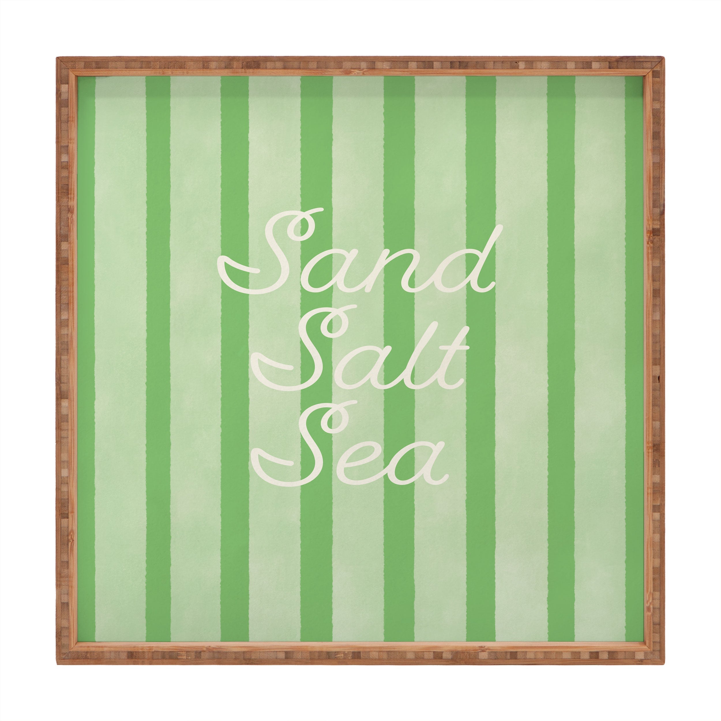 DENY Designs sand salt sea Square Tray